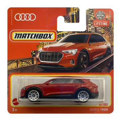 Машинка Большой Город Matchbox Audi e-tron Metro 1:64 HVN88 Red - Retromagaz