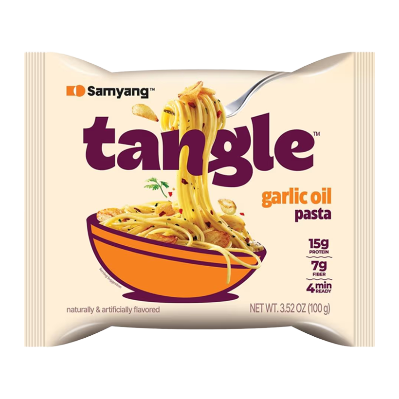 Лапша Samyang Tangle Garlic Oil Pasta 100g - Retromagaz