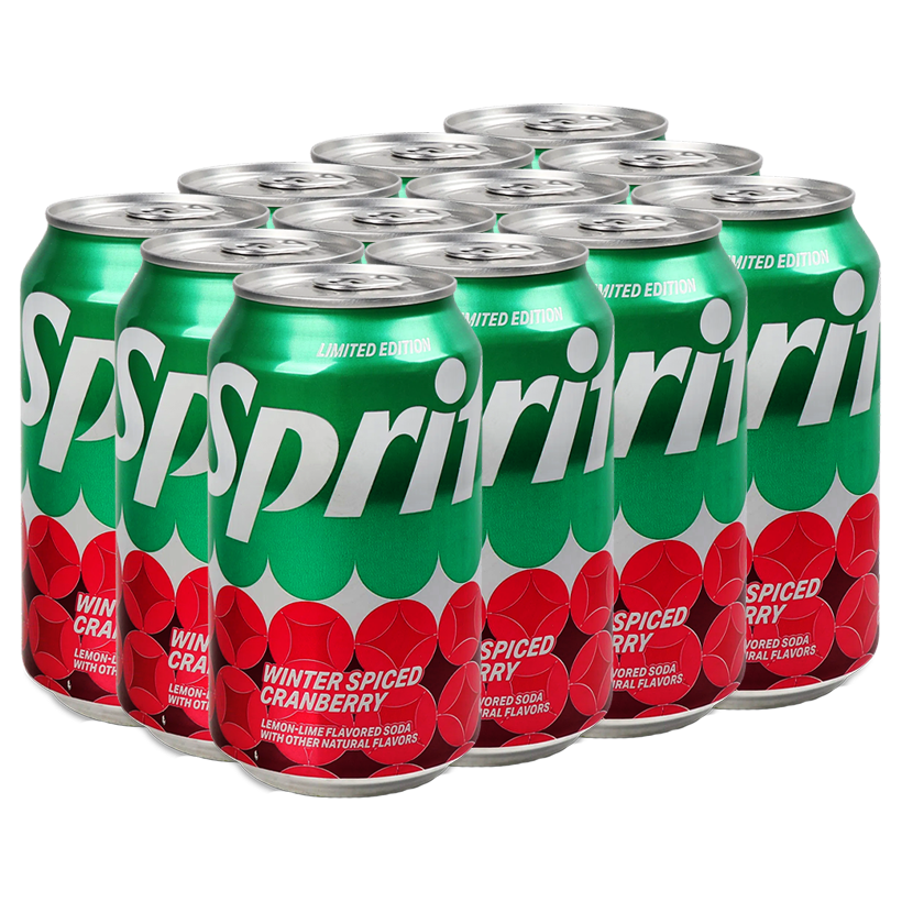 Набор Напиток 12шт Sprite Cranberry 355ml - Retromagaz
