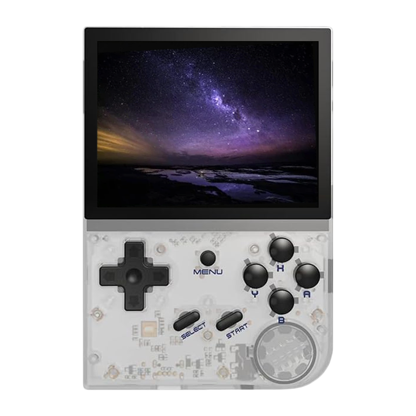Консоль Anbernic RG35xx + 5000 Встроенных Игр 64GB Trans-White - Retromagaz