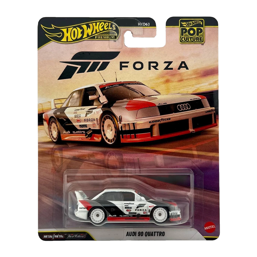 Машинка Premium Hot Wheels Audi 90 quattro Pop Culture 1:64 JHX05 White - Retromagaz