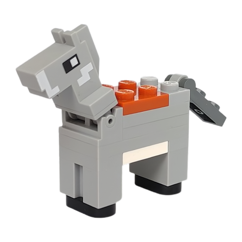 Фигурка Lego Minecraft Donkey Brick Built Games minedonkey01 Б/У - Retromagaz