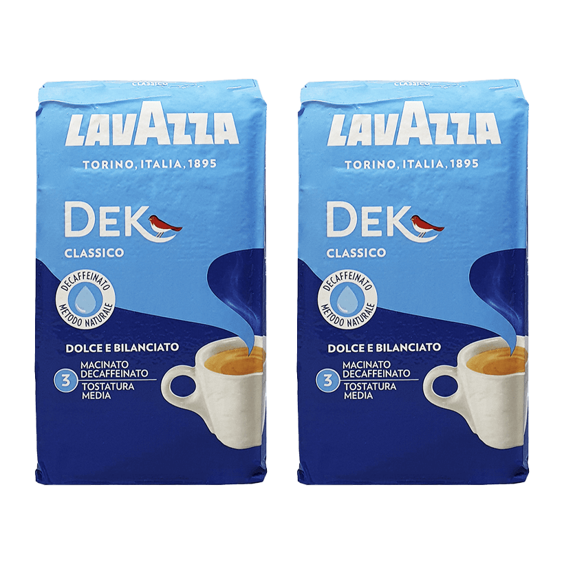 Набор Кофе Молотый 2шт Lavazza DECAFF 250g - Retromagaz