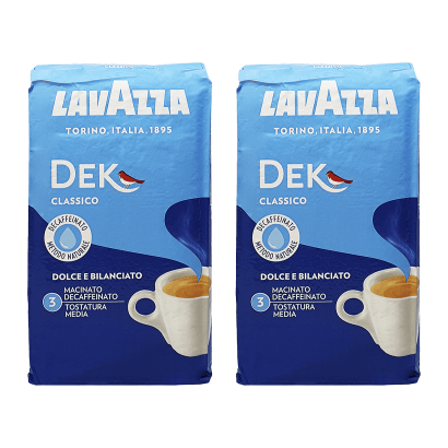 Набір Кава Мелена 2шт Lavazza Dek 250g - Retromagaz