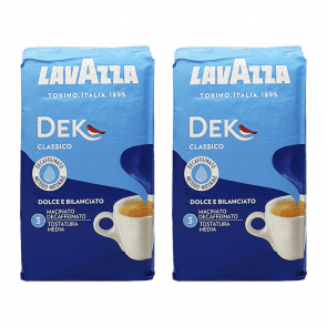 Набір Кава Мелена 2шт Lavazza Dek 250g - Retromagaz