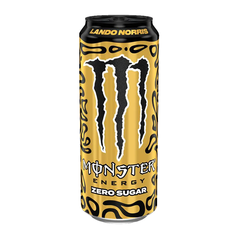 Напиток Энергетический Monster Energy Lando Norris Formula 1 Limited Gold Edition Zero Sugar 500ml - Retromagaz