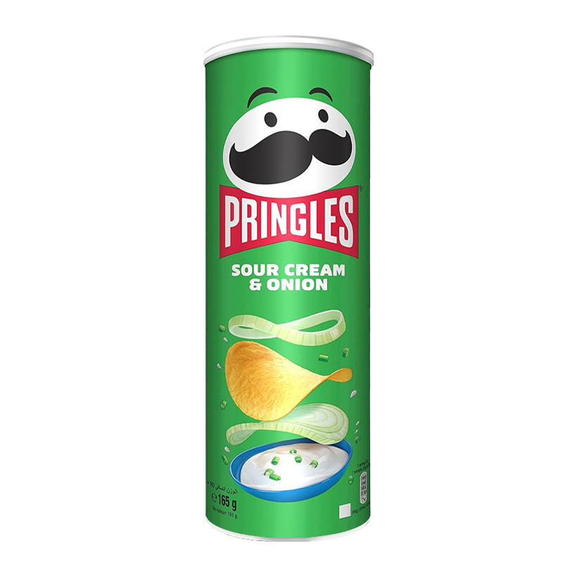 Чипсы Pringles Sour Cream & Onion 165g - Retromagaz