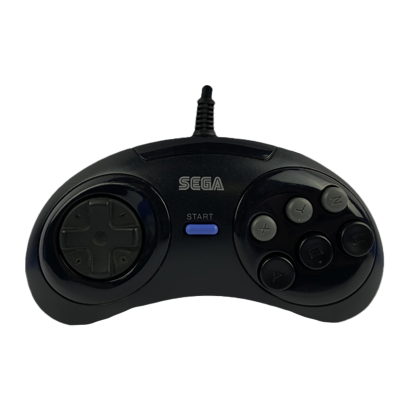 Геймпад Дротовий Sega Mega Drive SJ-6000 Black 1.5m Б/У - Retromagaz