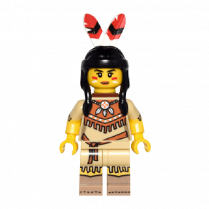 Фигурка Lego Collectible Minifigures Series 15 Tribal Woman col232 Б/У Хороший