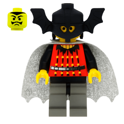 Фігурка Lego Bat Lord with Cape Castle Fright Knights cas022 Б/У - Retromagaz