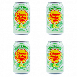 Набор Напиток Chupa Chups Melon & Cream Flavour 345ml 4шт