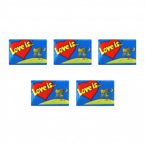 Жувальна Гумка 5шт Love is... Банан Полуниця 4,2g - Retromagaz