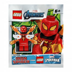 Конструктор Lego Фигурка Marvel Iron Spider Foil Pack Super Heroes 242108 sh0692 Новый - Retromagaz