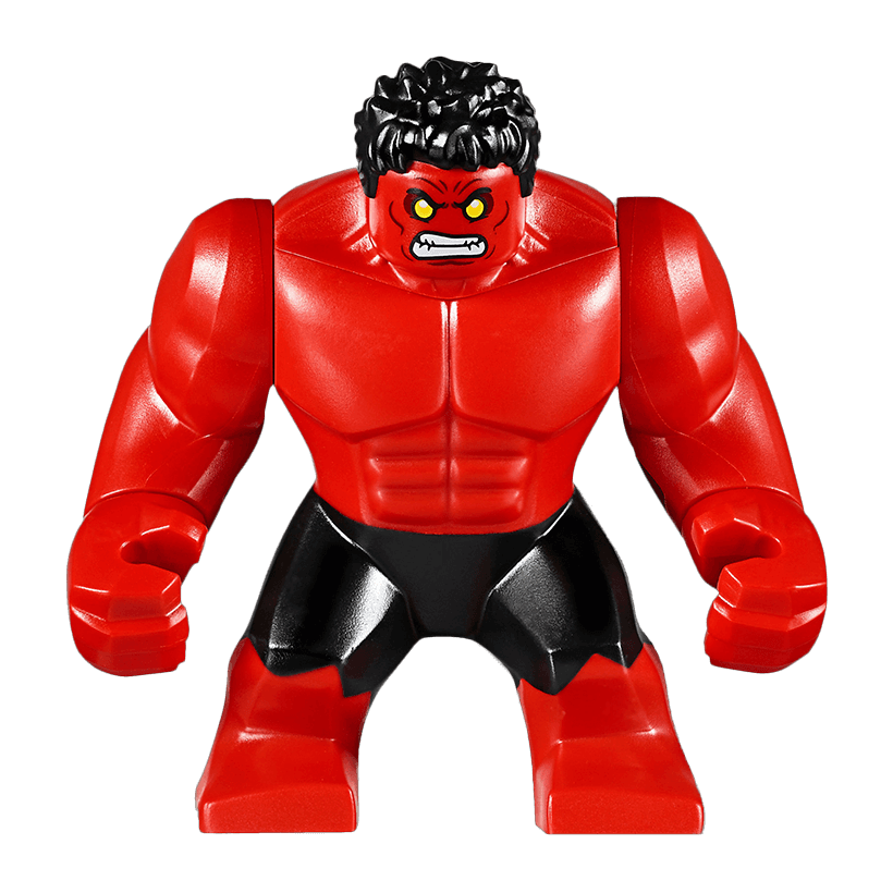 Фігурка Lego Marvel Red Hulk Giant Yellow Eyes Super Heroes sh0370 Б/У - Retromagaz