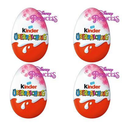 Набор Шоколадное Яйцо 4шт Kinder Disney Princess 20g - Retromagaz