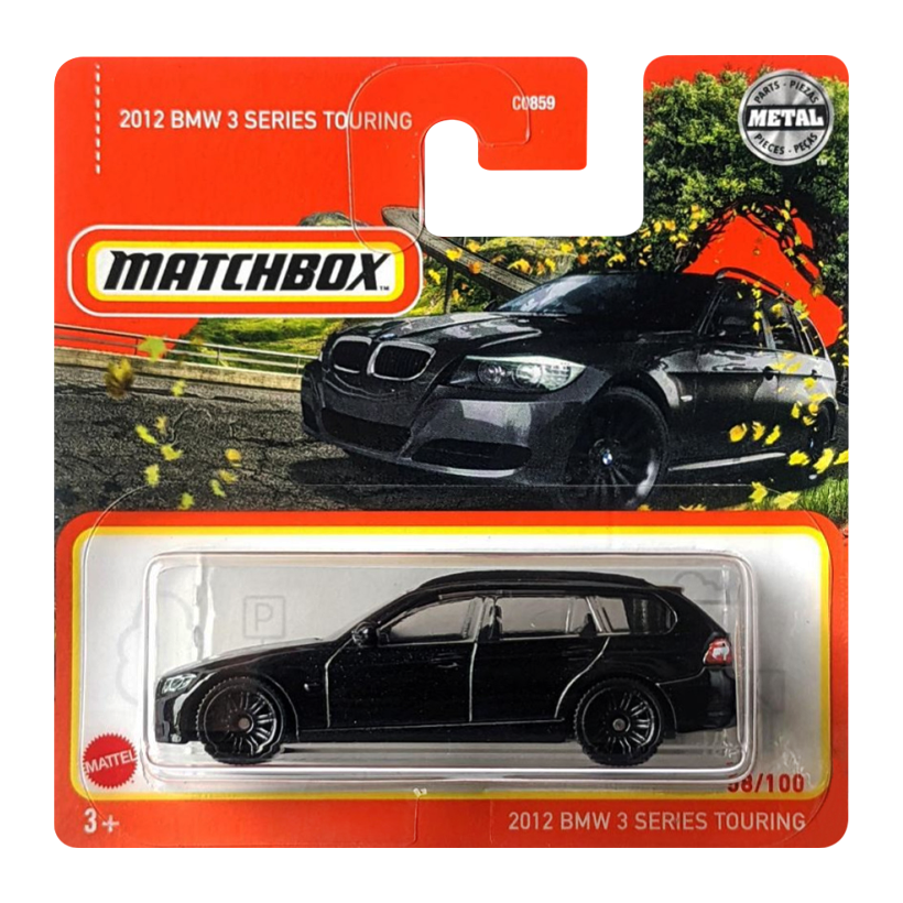 Машинка Велике Місто Matchbox 2012 BMW 3 Series Touring Highway 1:64 HFR27 Black - Retromagaz