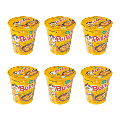 Набір Локшина 6шт Samyang Buldak Hot Cheese (Сирна) у Стаканчику Гостра 70g - Retromagaz