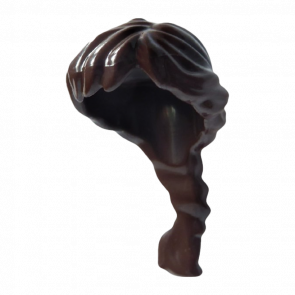Волосся Lego Другое Female Ponytail Long French Braided Другое 88286 4581313 6560541 Dark Brown Б/У - Retromagaz