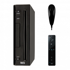 Набор Консоль Nintendo Wii RVL-001 Europe 512MB Black Б/У + Контроллер Проводной Nunchuk + Беспроводной Remote Набор Консоль Nintendo Wii RVL-001 Europe 512MB Black Б/У + Контроллер Проводной Nunchuk + Беспроводной Remote - Retromagaz