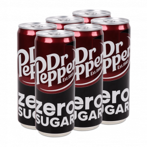 Набор Напиток 6шт Dr Pepper Zero Diet 330ml - Retromagaz