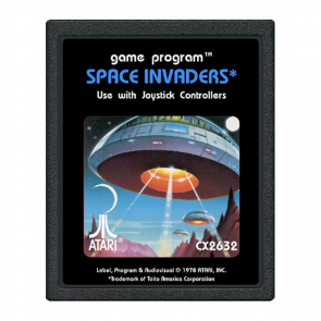 Игра Atari 2600 Space Invaders Black Б/У - Retromagaz