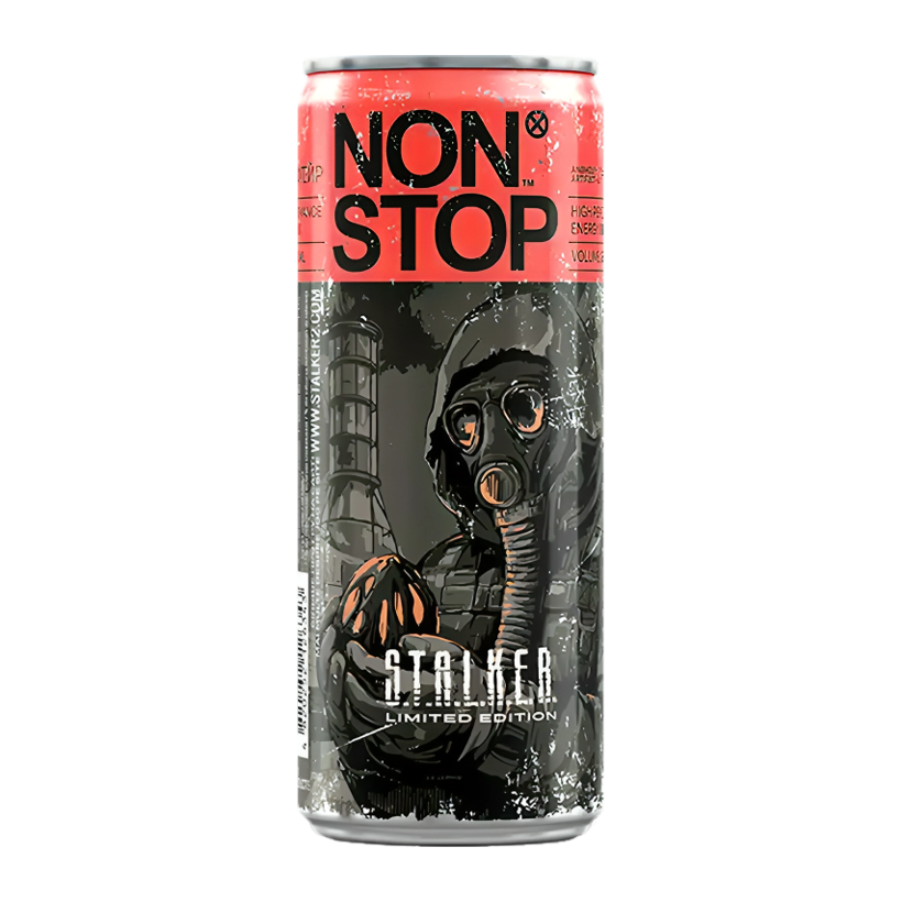 Напиток Энергетический Non Stop Stalker Red 250ml - Retromagaz