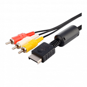 Кабель Sony PlayStation 2 3RCA - AV Multi Out Black 1.5m Б/У - Retromagaz