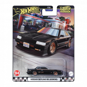 Машинка Premium Hot Wheels Nissan Skyline RS (KDR30) Boulevard 1:64 HRT66 Black - Retromagaz