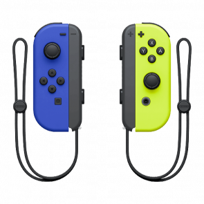 Контроллеры Беспроводной Nintendo Switch Joy-Con (45496431303) Blue Neon Yellow Новый - Retromagaz