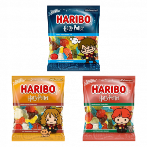 Набор Конфеты Жевательные  Haribo Harry Potter 160g  + Hermione Granger Harry Potter + Ron Weasley Harry Potter