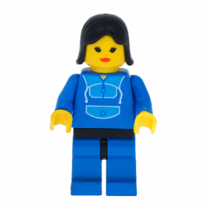 Фигурка Lego City People 973px2 Jogging Suit Blue Legs with Black Hips trn014 1шт Б/У Хороший