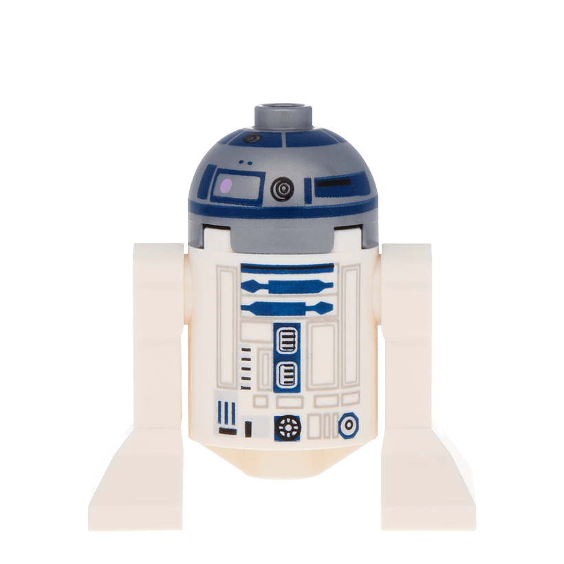Фігурка Lego Star Wars Дроїд sw0527a Новий R2-D2 Astromech Flat Silver Head Red Dots - Retromagaz