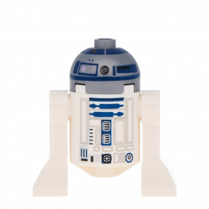 Фигурка Lego R2-D2 Astromech Flat Silver Head Red Dots Star Wars Дроид sw0527a Новый