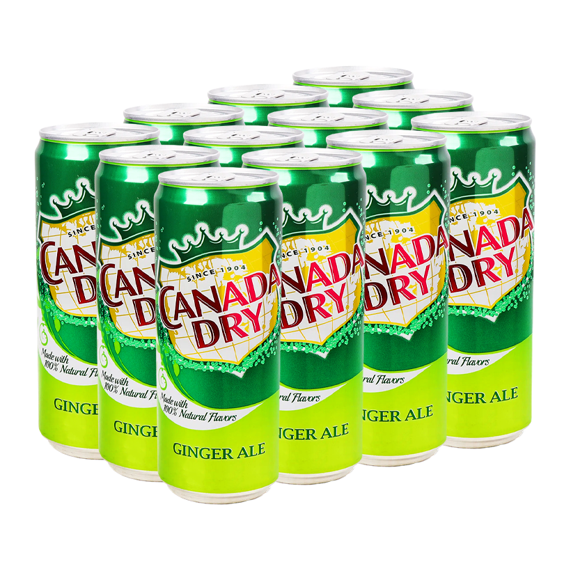 Набір Напій Canada Dry Ginger Ale 12шт 330ml - Retromagaz