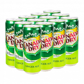 Набор Напиток Canada Dry Ginger Ale 12шт 330ml - Retromagaz