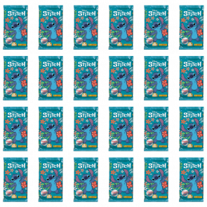 Набор Карточек Стич. Пакетик с 6 карточками PANINI 24шт