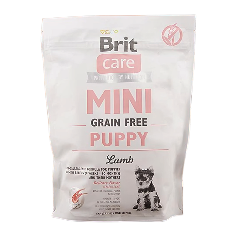 Сухой Корм для Собак Brit Care Grain-free Mini Puppy Ягненок 400g - Retromagaz