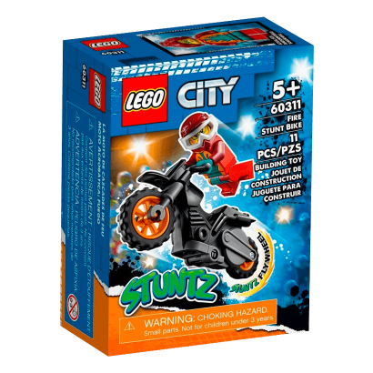 Набор Lego Огненный Трюковый Мотоцикл 60311 City Новый - Retromagaz