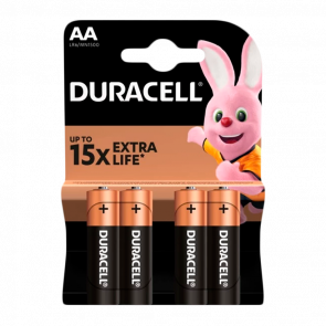Батарейка Duracell AA LR06 MN1500 Black 4шт Новий - Retromagaz