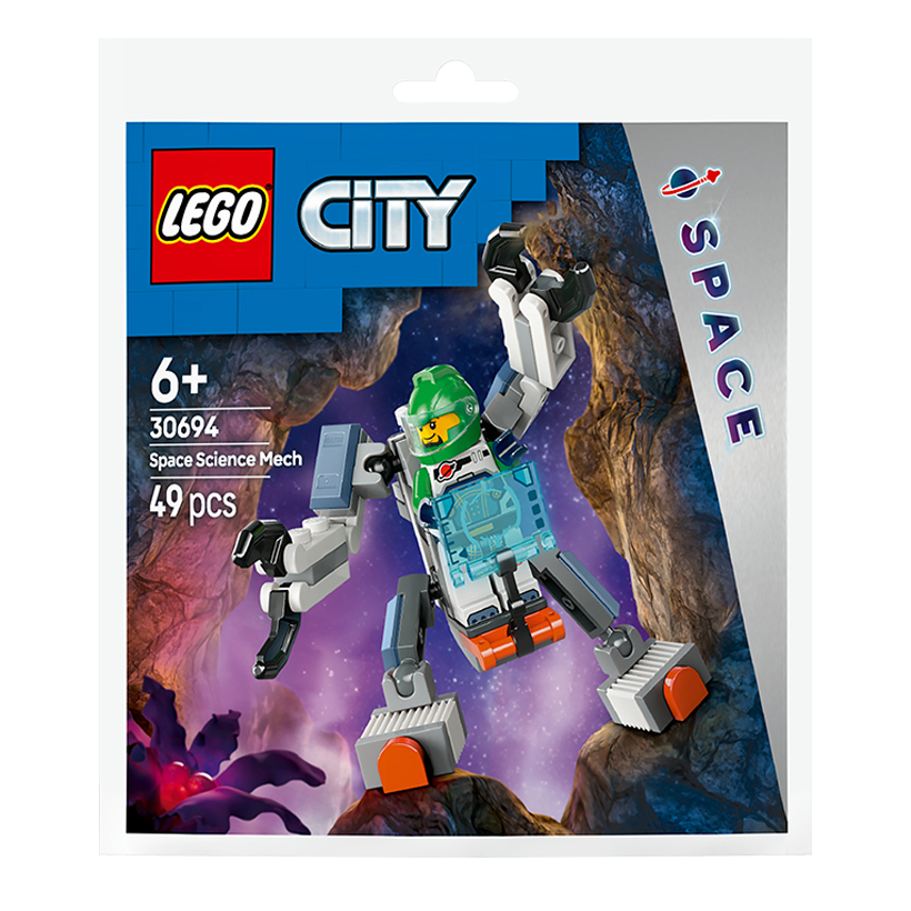 Конструктор Lego Фигурка Space Science Mech Polybag City 30694 cty1849 Новый - Retromagaz