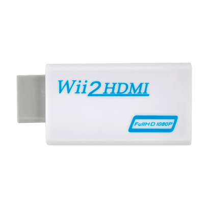 Адаптер RMC Wii Converter HDMI 1.4 + Jack 3.5 - AV Multi Out White Б/У - Retromagaz