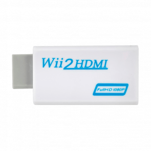 Адаптер RMC Wii Converter HDMI 1.4 + Jack 3.5 - AV Multi Out White Б/У Хороший - Retromagaz