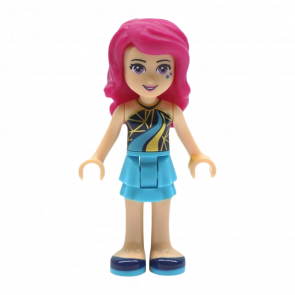 Фигурка Lego Girl Livi Medium Azure Layered Skirt Friends frnd140 1 Б/У - Retromagaz