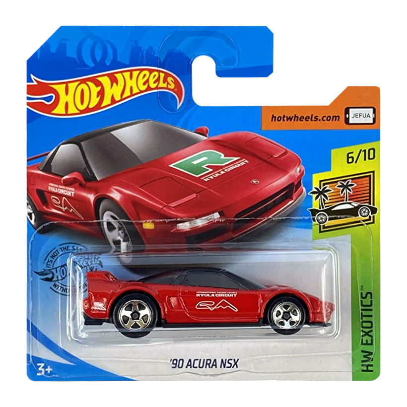 Машинка Базова Hot Wheels '90 Acura NSX Exotics 1:64 GHC32 Red - Retromagaz