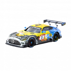 Машинка Premium Tarmac Works Mercedes-AMG GT3 Nürburgring 24h 2020 #02 1:64 T64-062-20NUR02 Blue - Retromagaz