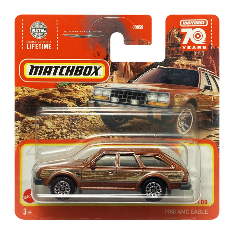 Машинка Велике Місто Matchbox 1980 AMC Eagle Off-Road 1:64 HLC66 Brown - Retromagaz