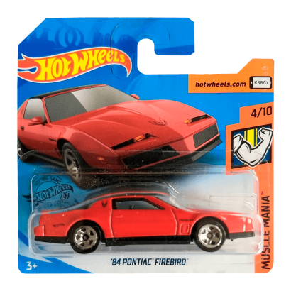Машинка Базовая Hot Wheels '84 Pontiac Firebird Muscle Mania 1:64 GHD08 Red - Retromagaz