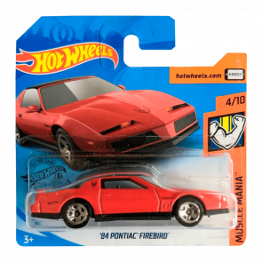 Машинка Базовая Hot Wheels '84 Pontiac Firebird Muscle Mania 1:64 GHD08 Red