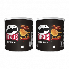 Набор Чипсы 2шт Pringles Mini Hot & Spicy 40g - Retromagaz