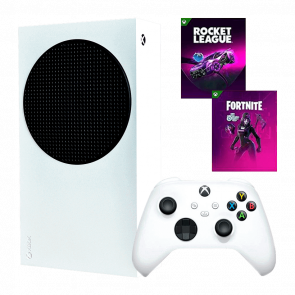 Консоль Microsoft Xbox Series S Fortnite & Rocket League Bundle 512GB White Новий Консоль Microsoft Xbox Series S Fortnite & Rocket League Bundle 512GB White Новий - Retromagaz